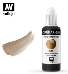 Seal Brown Vallejo Liquid Watercolor