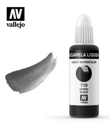 Black Vallejo Liquid Watercolor