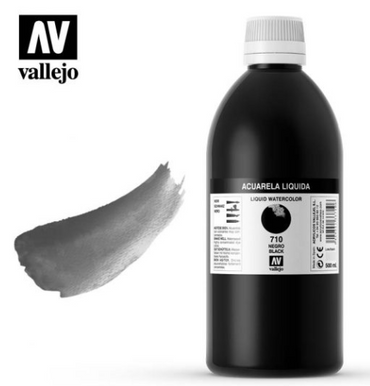 Black Vallejo Liquid Watercolor