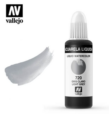 Llight Grey Vallejo Liquid Watercolor