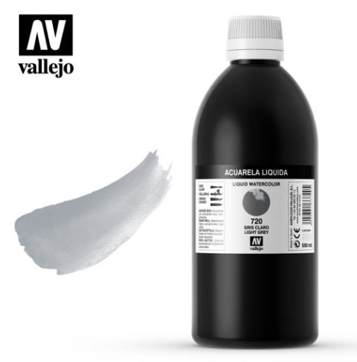 Llight Grey Vallejo Liquid Watercolor