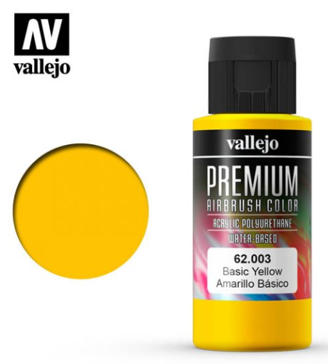 Basic Yellow Vallejo Premium Airbrush Color
