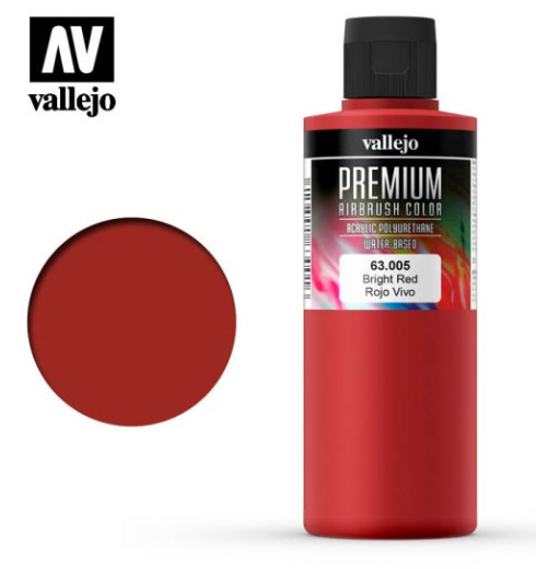 Bright Red Vallejo Premium Airbrush Color