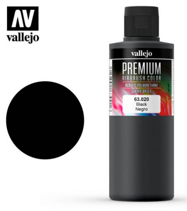 Black Vallejo Premium Airbrush Color