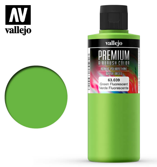 Fluorescent Green Vallejo Premium Airbrush Color