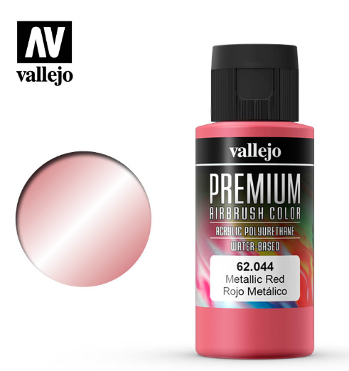Metallic Red Vallejo Premium Airbrush Color