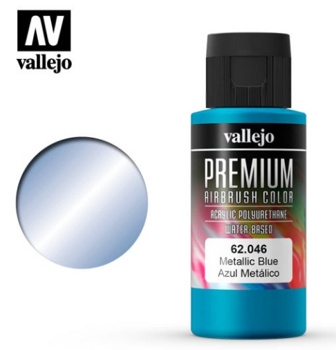 Metallic Blue Vallejo Premium Airbrush Color