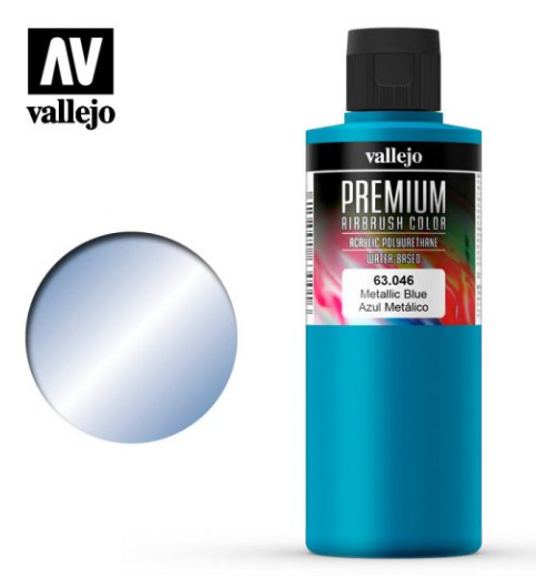 Metallic Blue Vallejo Premium Airbrush Color