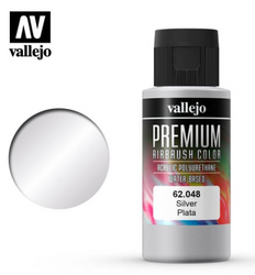 Silver Vallejo Premium Airbrush Color