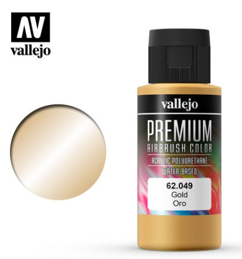 Gold Vallejo Premium Airbrush Color