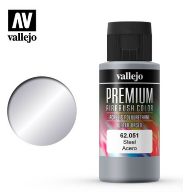 Steel Vallejo Premium Airbrush Color