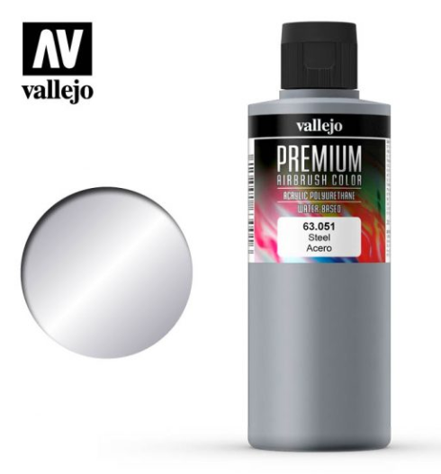 Steel Vallejo Premium Airbrush Color