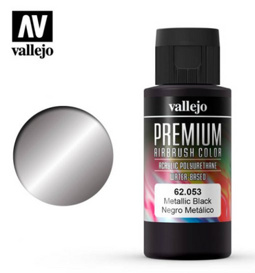 Metallic Black Vallejo Premium Airbrush Color