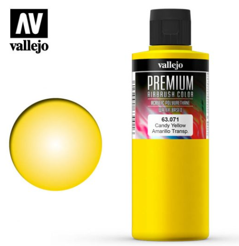 Candy Yellow Vallejo Premium Airbrush Color