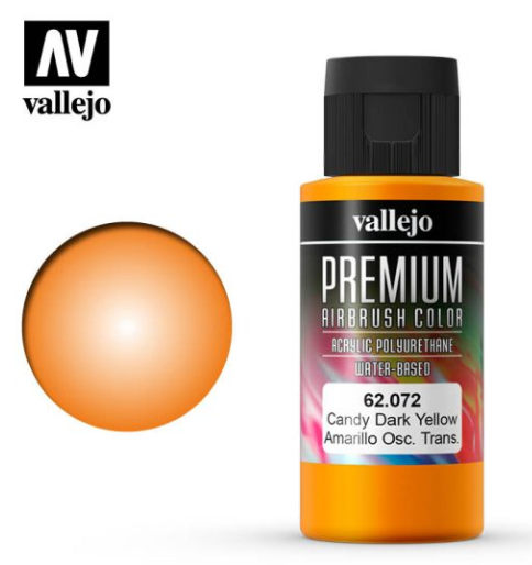 Candy Dark Yellow Vallejo Premium Airbrush Color