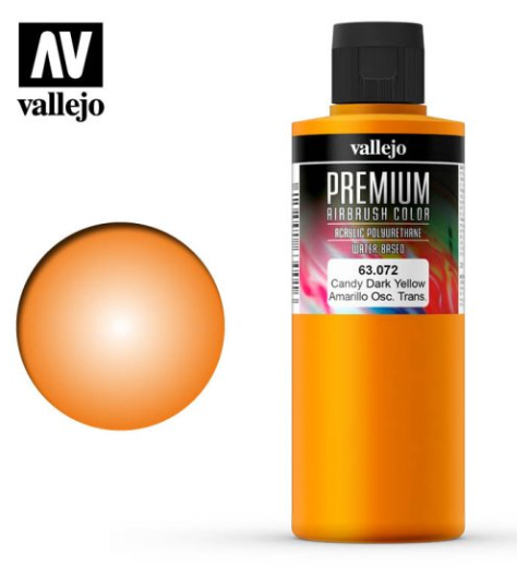Candy Dark Yellow Vallejo Premium Airbrush Color