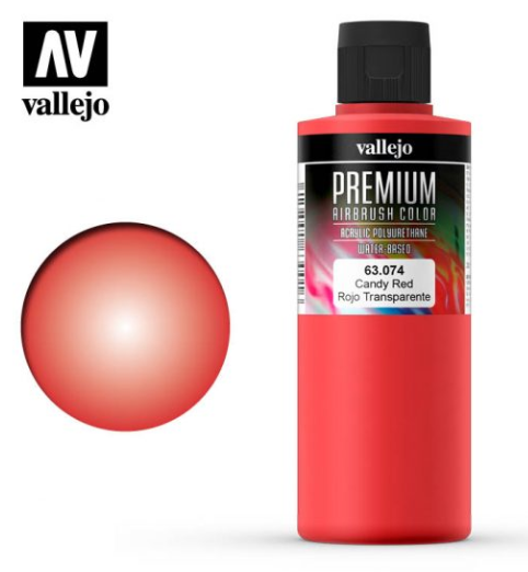 Candy Red Vallejo Premium Airbrush Color