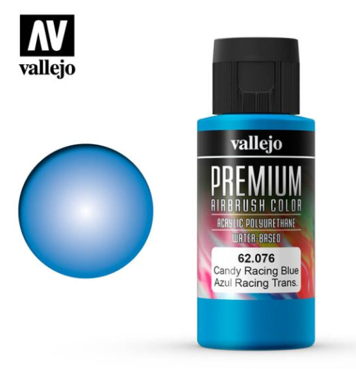 Candy Rancing Blue Vallejo Premium Airbrush Color