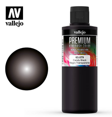 Candy Black Vallejo Premium Airbrush Color
