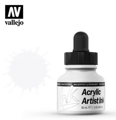 White Vallejo Acrylic Artist Ink