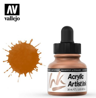 Raw Siena Vallejo Acrylic Artist Ink