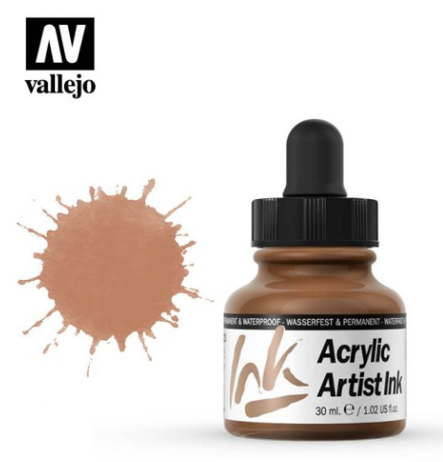 Copper Vallejo Acrylic Artist Ink