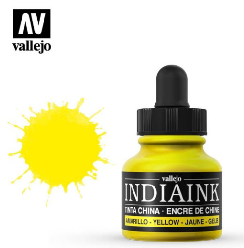 Yellow Vallejo India Ink