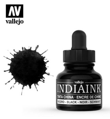 Black Vallejo India Ink