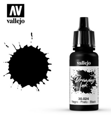 Black Vallejo Drawing Ink