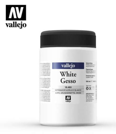 White Gesso Vallejo Auxiliaries