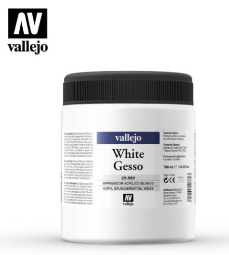 White Gesso Vallejo Auxiliaries