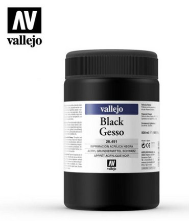 Black Gesso Vallejo Auxiliaries