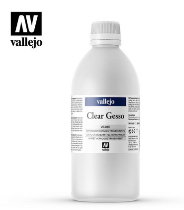 Clear Gesso Vallejo Auxiliaries