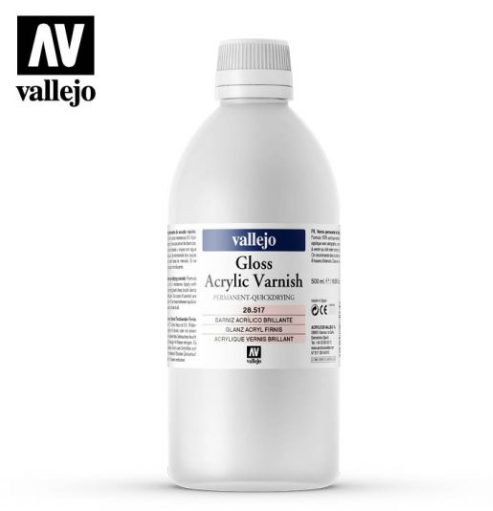 Gloss Acrylic Varnish Vallejo Auxiliaries