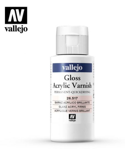 Gloss Acrylic Varnish Vallejo Auxiliaries