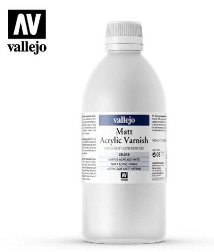 Matt Acrylic Varnish Vallejo Auxiliaries