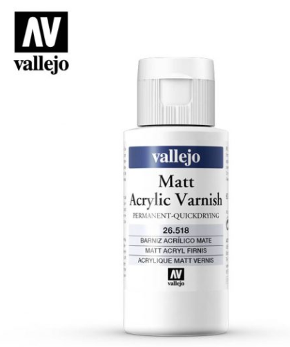 Matt Acrylic Varnish Vallejo Auxiliaries