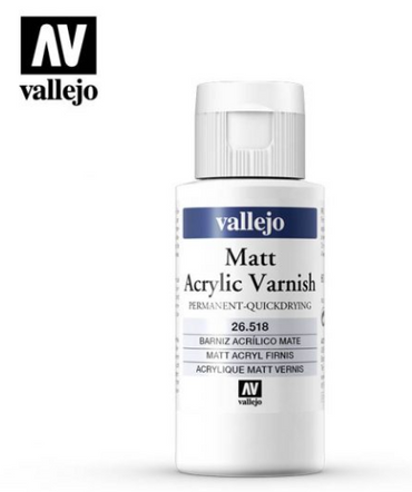 Matt Acrylic Varnish Vallejo Auxiliaries