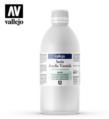 Satin Acrylic Varnish Vallejo Auxiliaries