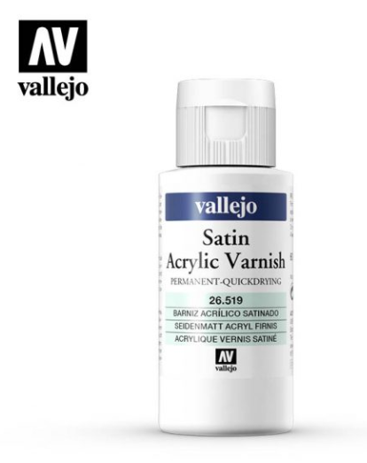 Satin Acrylic Varnish Vallejo Auxiliaries
