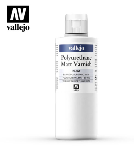 Polyurethane Matt Varnish Vallejo Auxiliaries