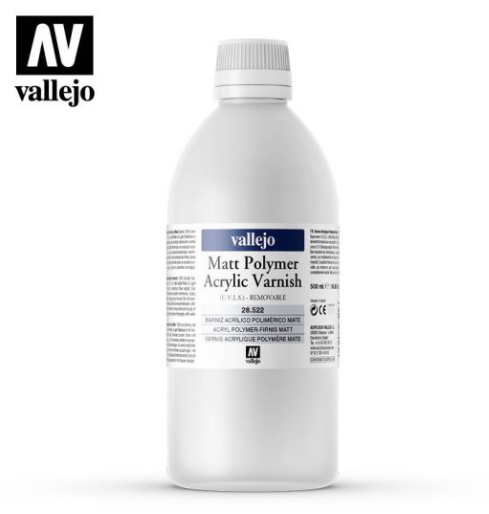 Matt Polymer Acrylic Varnish Vallejo Auxiliaries