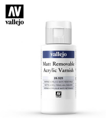 Matt Removable Acrylic Varnish Vallejo Auxiliaries