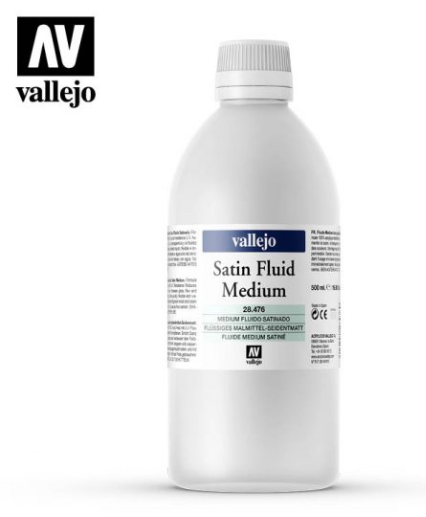 Satin Fluid Medium Vallejo Auxiliaries