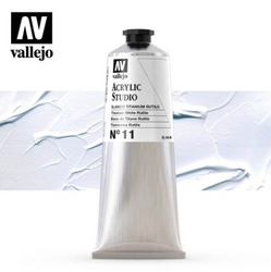 Titanium White Rutile Vallejo Acrylic Studio