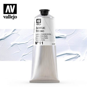 Titanium White Rutile Vallejo Acrylic Studio