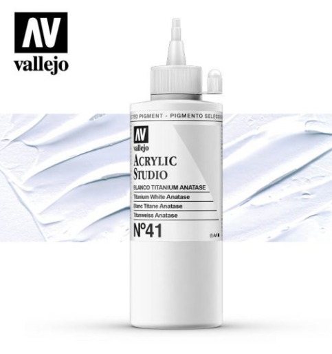 Titanium White Anatase Vallejo Acrylic Studio