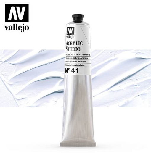 Titanium White Anatase Vallejo Acrylic Studio