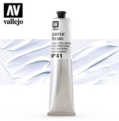 Titanium White Anatase Vallejo Acrylic Studio