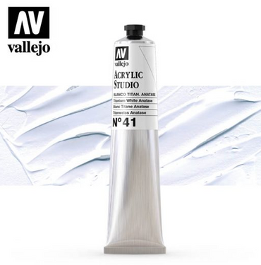 Titanium White Anatase Vallejo Acrylic Studio